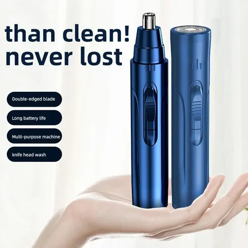 Recortador De Vello Nasal Eléctrico 2 En 1 For Hombre,