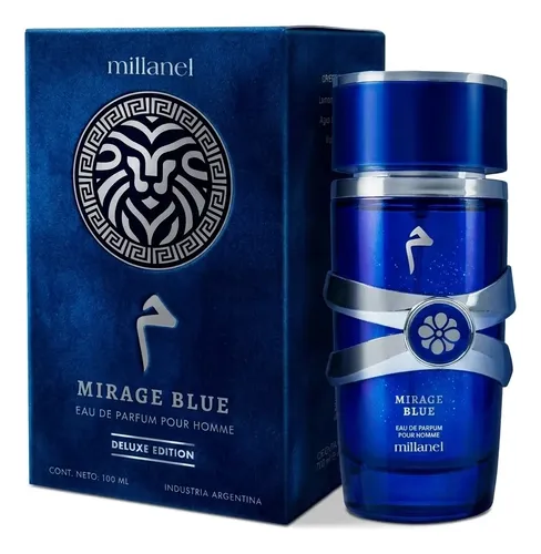 Perfume Millánel Mirage Blue Deluxe Edition Hombre X 100ml.