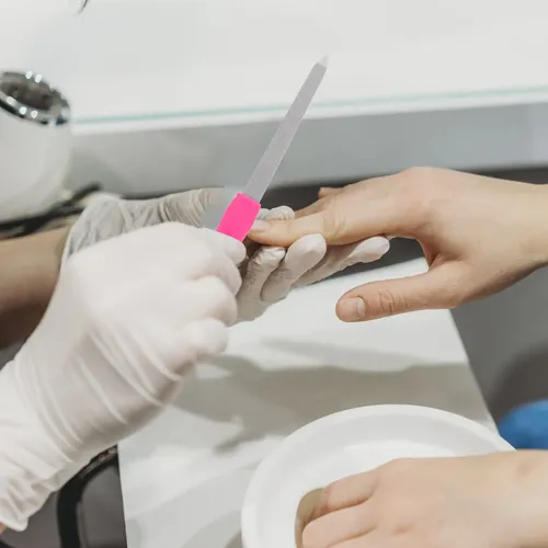 Lima De Uñas De Acero Inoxidable, 10 Unidades
