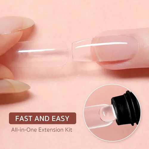 Kit Gel Uñas Con Luz Uv 6 Piezas Para Principiantes