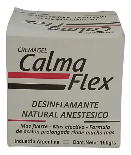Crema Gel Calma Flex Desinflamante Natural Anestésico Kit X3