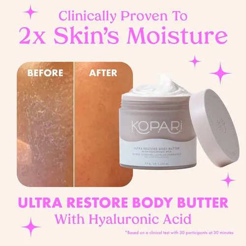 Manteca Corporal Kopari Ultra Restore 350 Ml Con Ácido Hialu