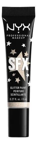 Glitter Para Cara Y Cuerpo Hallowen, Nyx Professional Makeup Color De La Sombra Graeyard Glam