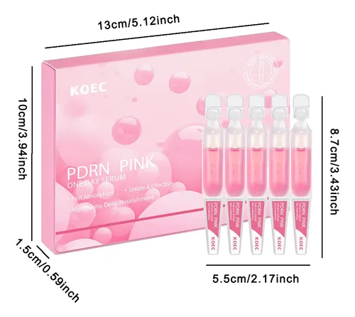 Suero Facial Hidratante Pdrn Pink 10 Piezas Koec