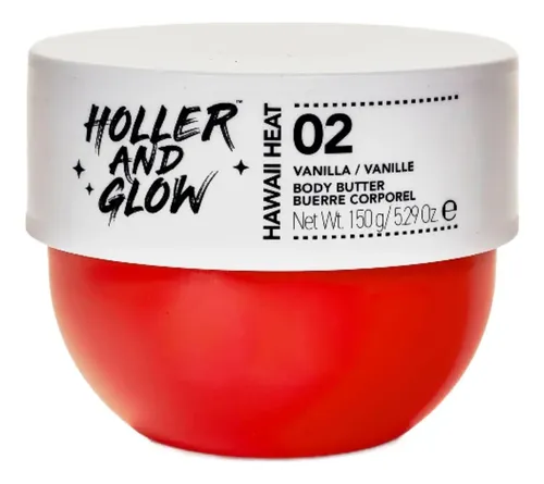 Manteca Corporal Holler And Glow Hawaii Heat Vainilla 150g