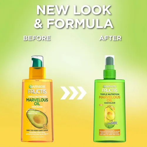 Elixir Capilar Con Aceite Garnier Fructis Marvelous, 5 Onzas