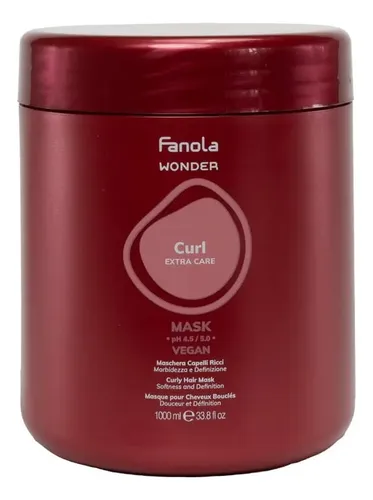 Mascarilla Capilar Fanola Wonder Vegan Curl 1000ml Nutritiva