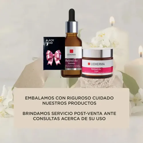 Skincare Facial Kit Retinol Lidherma Antiarrugas Antiedad