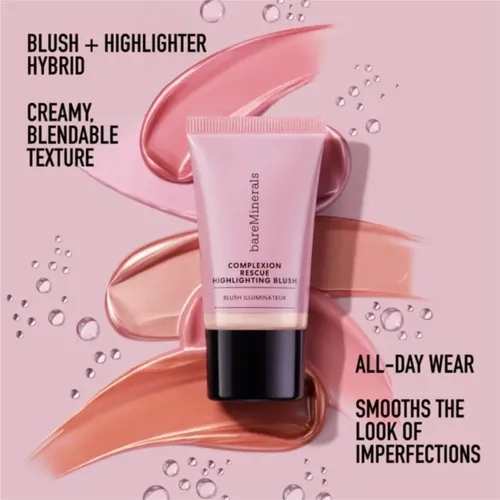 Bareminerals Complexion Rescue Highlighting Blush Pink Glow