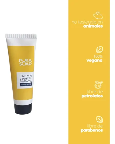 Crema Hidratante de Papaya para Manos Secas y Agrietada y de Rápida Absorción