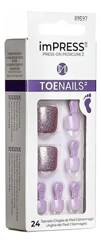 uñas press on impress Kiss de pies – modelo satisfied