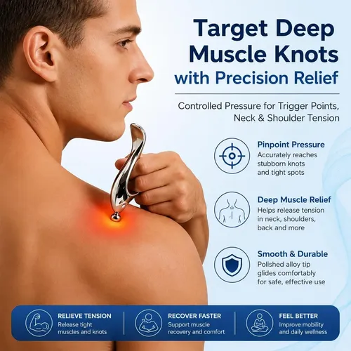 Herramienta Masaje Y Gua Sha Facial Y Corporal 2 En 1