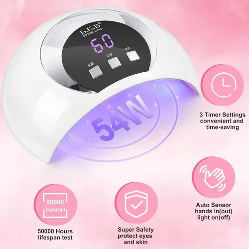 Lámpara Uv Led Wisdompark S5 54w Con Sensor Automático