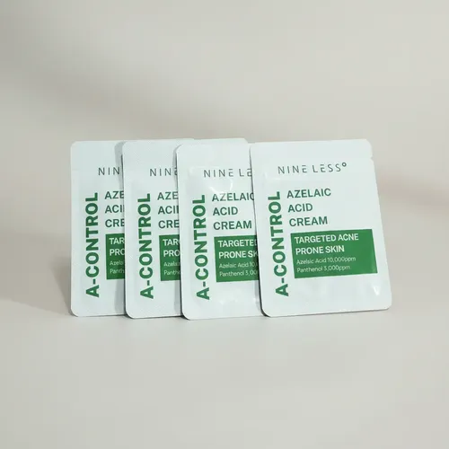 Nine Less Sachet X4 De A-control Azelaic Acid Crema Todo Tipo De Piel Día/noche