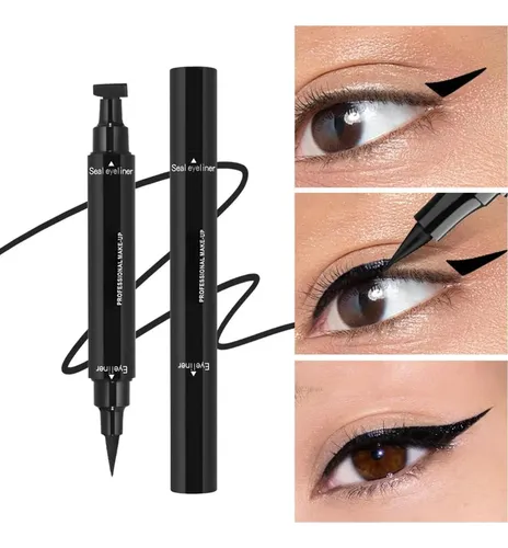 Eyeliner Estampilla Doble Punta Negro Onarisae