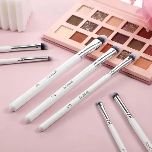 7 Pcs Eye Makeup Brush Set, Portable Small Makeup Brush