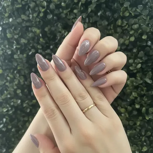 Uñas Postizas Autoadhesivas Aura Cat Eye Press On Reutilizab