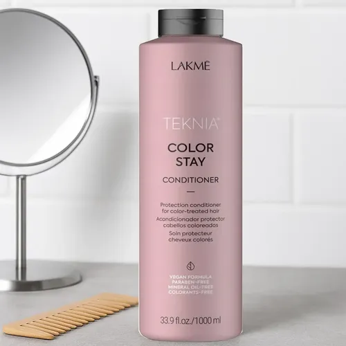 Acondicionador Lakme Teknia Color Stay Para Cabellos Teñidos 1L