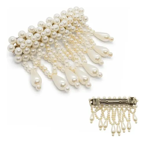 Moño Hebilla Broches Para Pelo Texturas Y Colores Pvc