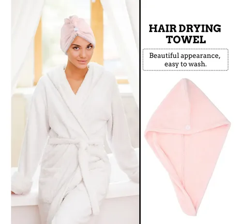 3 Toallas For El Cabello De Secado Rápido, Gorras Absorbent