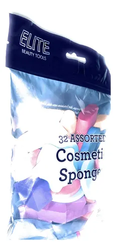 Esponjas Cosméticas Swissco Elite, 24 Unidades Surtidas