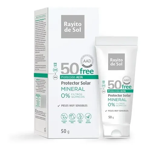 Rayito De Sol Mineral Protector Solar Fps 50 X 50g