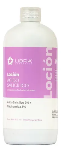 Locion Acido Salicillico 2% Niacinamida 3% 500ml Libra