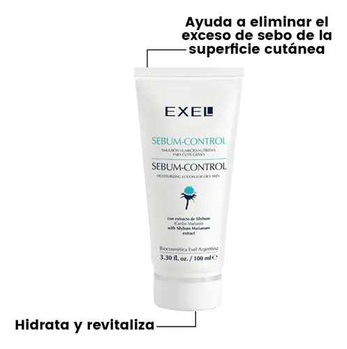 Sebum Control Excelente Emulsión Piel Grasa Cutis Graso Exel