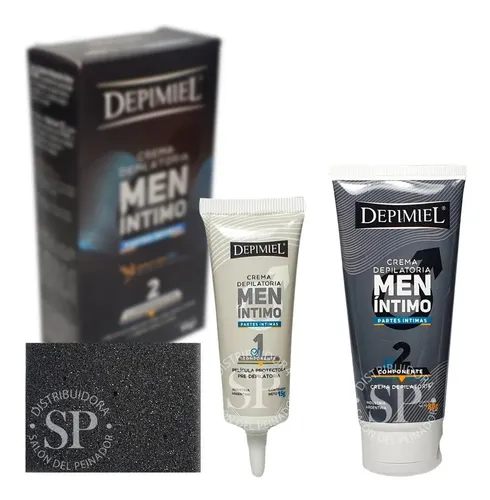 Crema Depilatoria Depimiel Men Íntimo Piel Normal 95 g