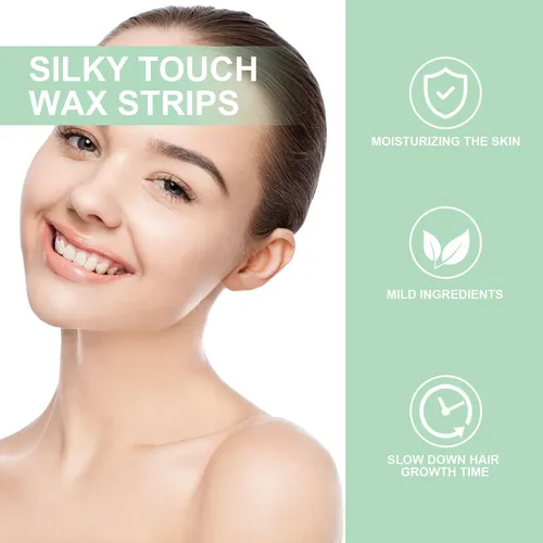 Tiras De Cera Facial Suaves Para Depilar Labios Y Cara
