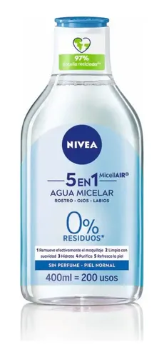 Nivea Agua Micelar 5 En 1 X400ml