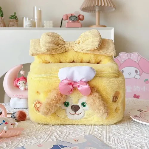 Cosmetiquera Peluche Organizador De Maquillaje Viaje *