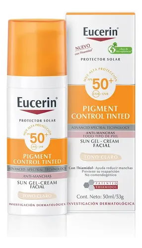 EUCERIN Protector Solar Pigment Control Tono Medio Facial FPS50+ 50ml