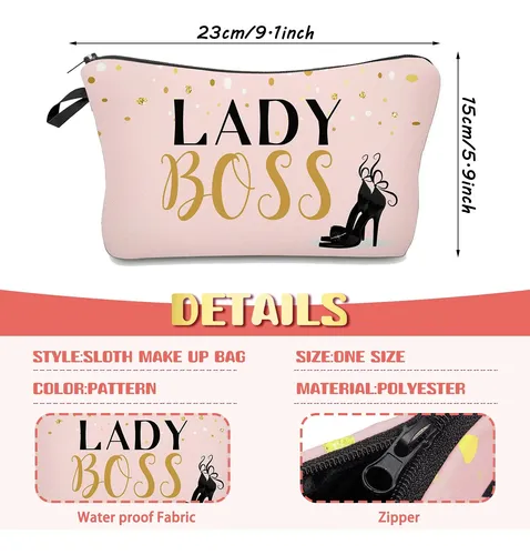Bolsas De Maquillaje Boao Letters, Bolsa De Viaje Para Cosmé