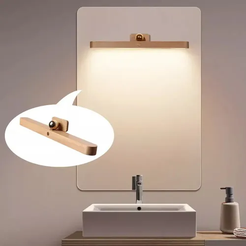 Xc Espejo De Baño, Luz Frontal, Lámpara De Pared Led, Luz