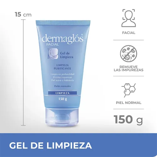 Gel de Limpieza Dermaglós Piel Normal x 150g