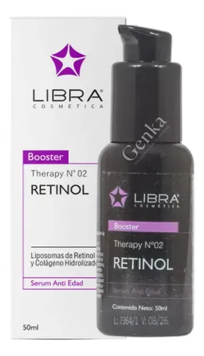 Serum Retinol 10% Libra Booster Antiage Arrugas Manchas 50ml Todo Tipo De Piel Noche