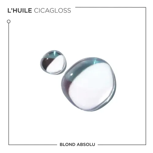 Aceite Capilar Kérastase L’Huile Cicagloss Blond Absolu Refillable, Para Cabello Rubio Dañado, 75 ml