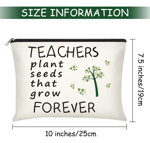 Bolsa De Maquillaje Frienda Teacher, Regalo De Agradecimient