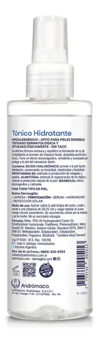 Tónico Dermaglos Hidratante Descongestivo X200 Ml
