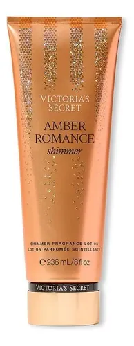 Set Victoria’s Secret Crema Y Body Loción Mujer Amber Romance Shimmer 250 Ml