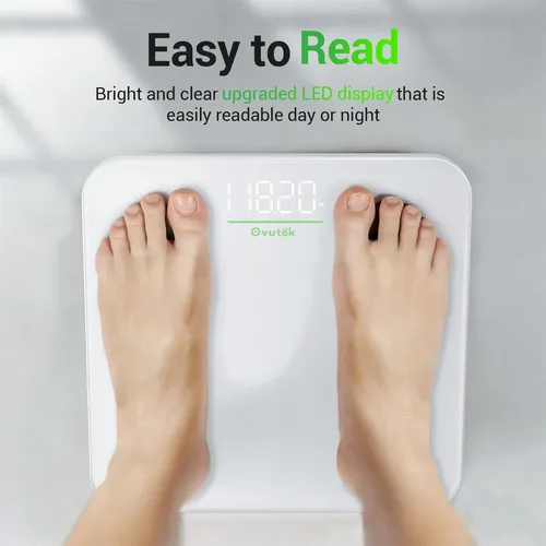 Balanza Digital De Bano Para Peso Corporal Pantalla Led