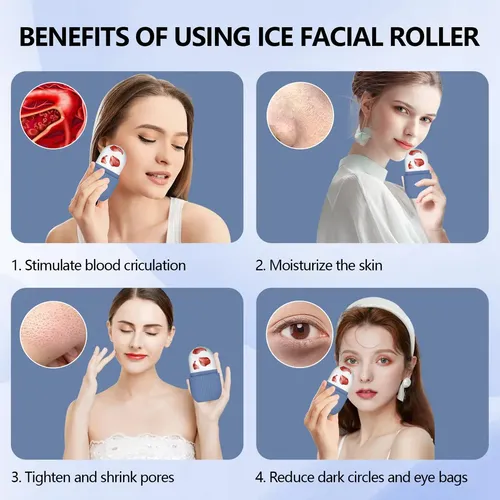 ` Rodillo De Hielo Para Rostro Y Ojos – 2 Piezas