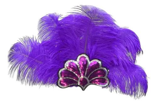 Tocado De Plumas Para Vestir La Cabeza, Accesorio Para Mujer