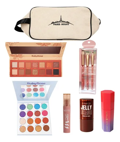 Set Belleza Todo En Uno Con Neceser Maquillaje