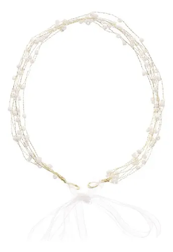 Hand-woven Pearl Bridal Headband Hair Accessories For