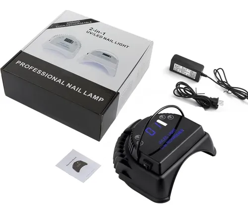 Lámpara Uv/led Para Uñas 64w Recargable Mini Lop