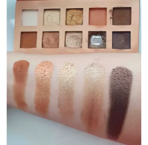 Sombra De Ojos Ruby Rose Latte Sombras Color Marrón
