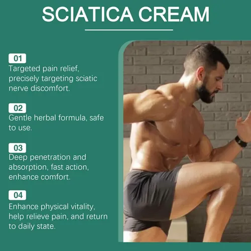 Crema Para Ciática Alivio De Dolor Lumbar Y Piernas 20g