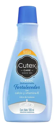 Cutex Quitaesmalte Fortalecedor Vit E Y Calcio X 100ml